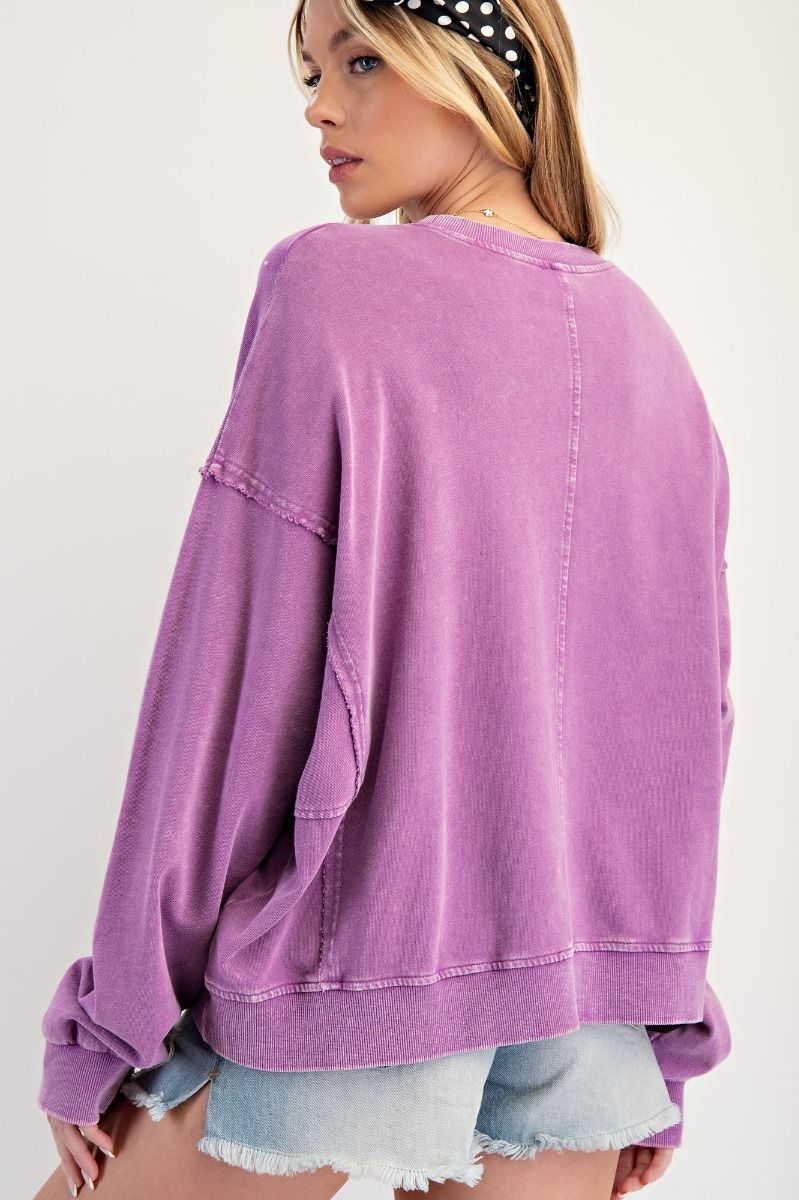 Desert Flower Patched Pullover
