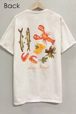 Coastal Picnic Lisbon Tee