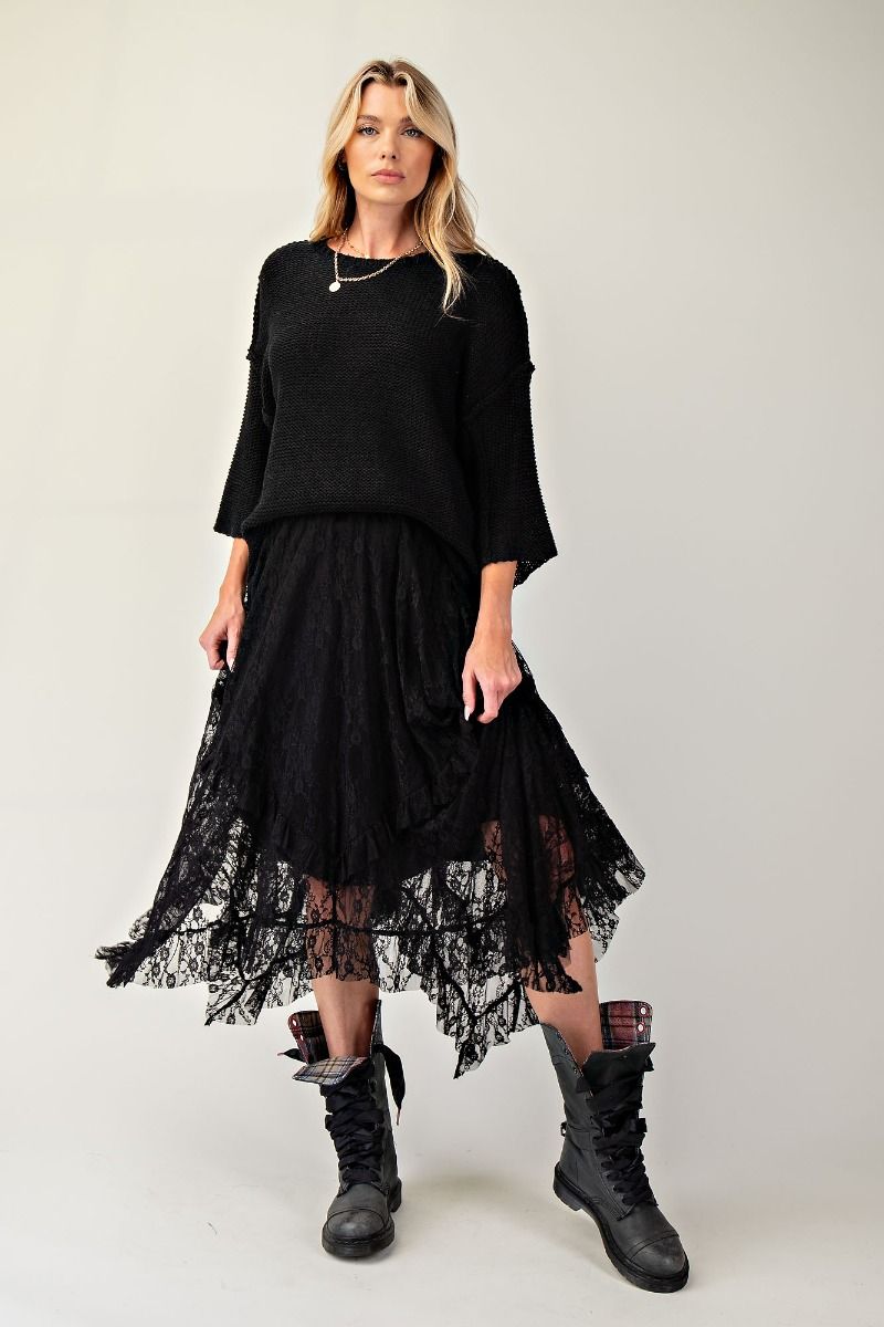 Allover Lace Skirt