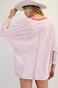 Wild Horses 3/4 Oversized Tee
