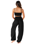 Black Harem Pants with Pockets