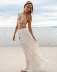 Shipwrecked Maxi Skirt with Bead