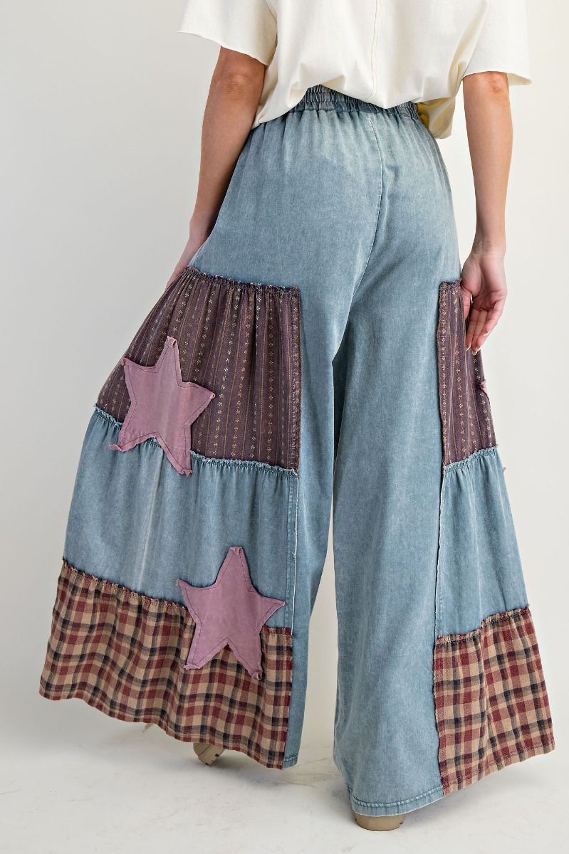 Heidi Star Patched Pants