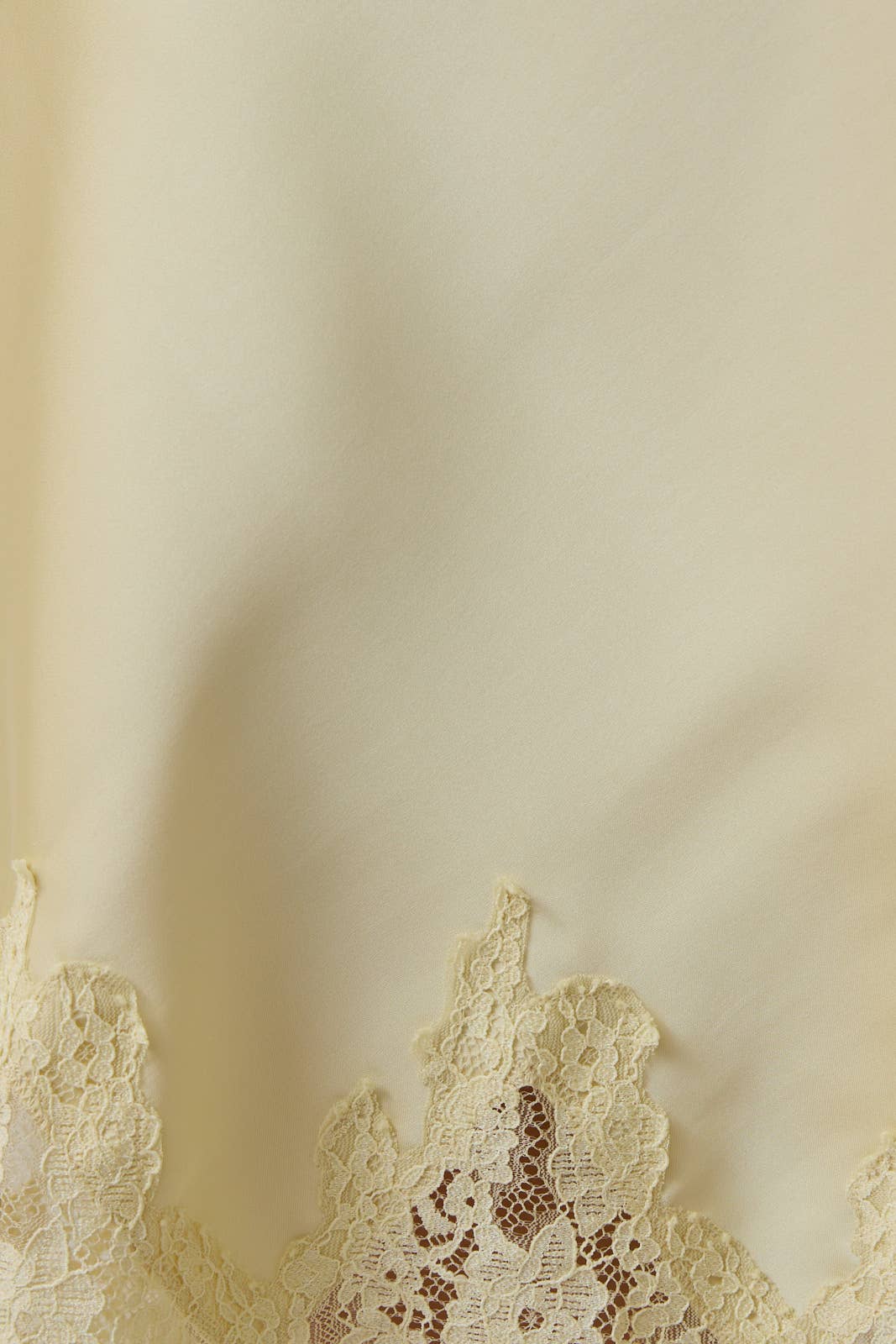 LACE TRIM BIAS CUT MIDI SKIRT