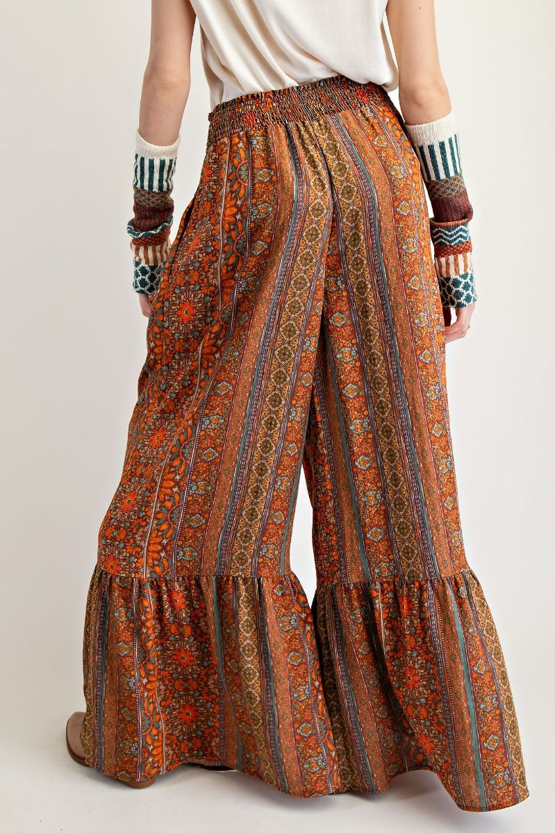 Spiced Chai Ruffled Pants