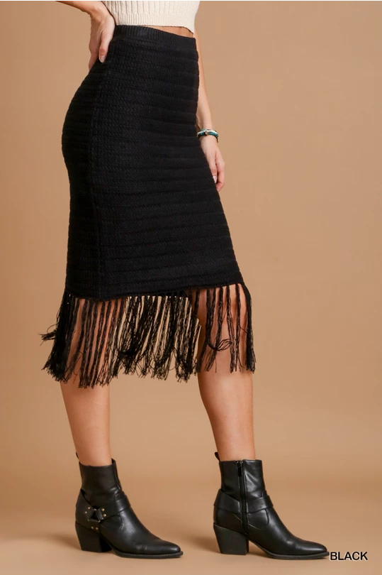 Crochet Fringe Skirt