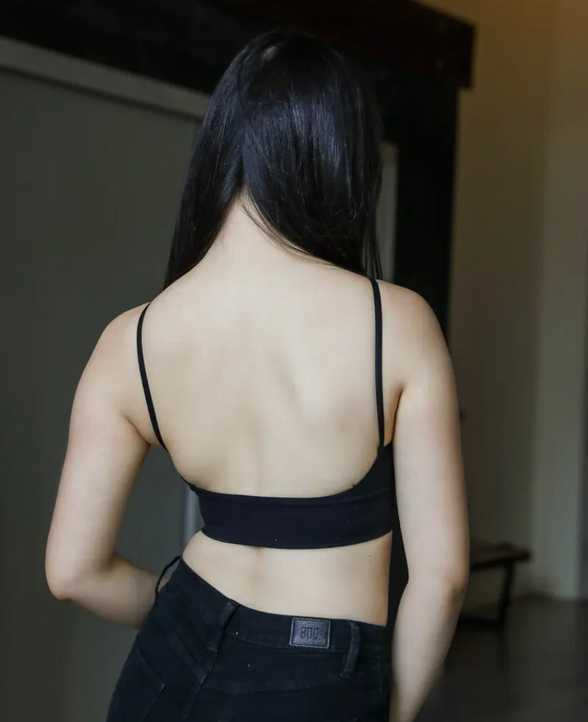 Low Back Basic Seamless Bralette