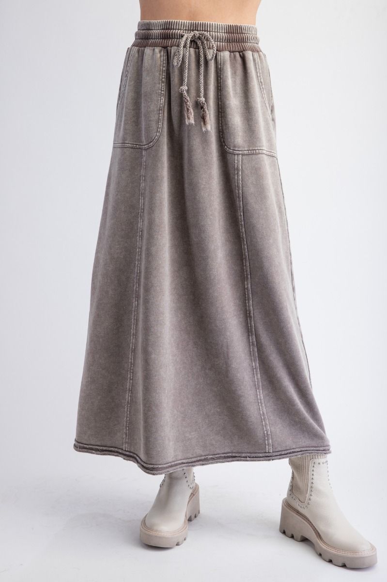 Mineral Wash Skirt