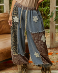 PREORDER Falling For It Patched Pants Leopard