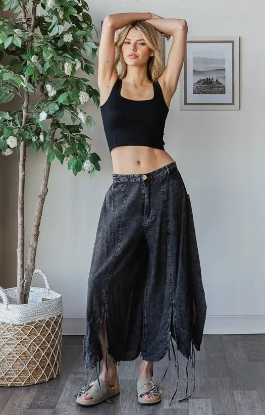 The Cinched Wide Leg Pants