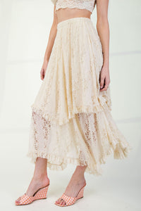 Allover Lace Skirt