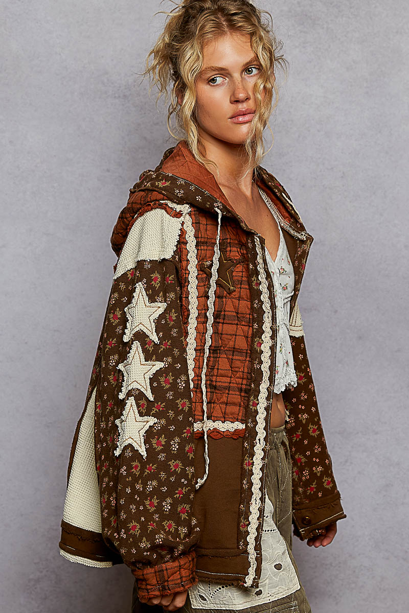 Daydreamer Patchwork Jacket – Purple Cactus Boutique