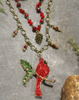 Bold & Beautiful Cardinal Layered Necklace