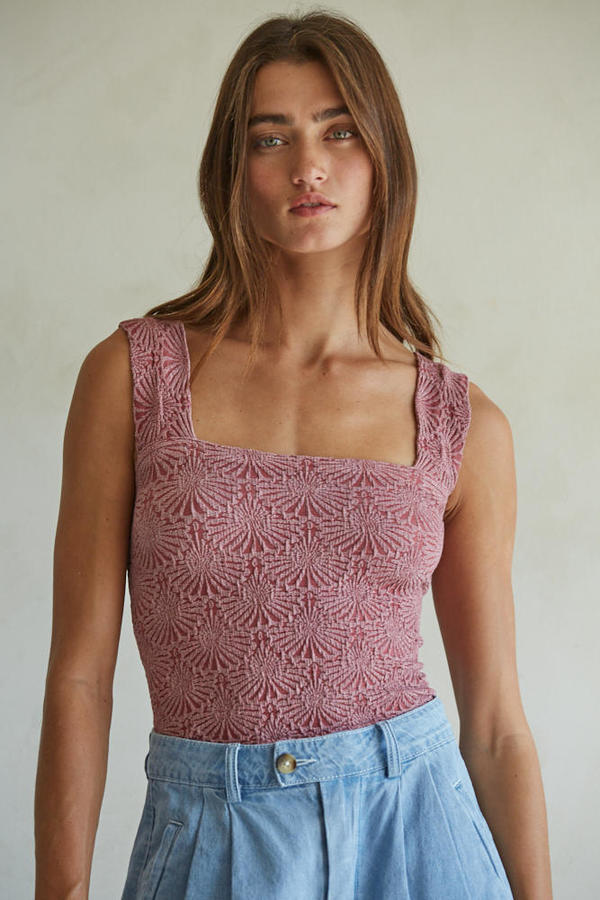 Jacquard Seamless Tank