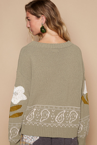 Soft Flower Sweater