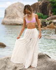 Shipwrecked Maxi Skirt with Bead