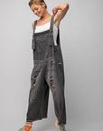 Washed Denim Oversized Jumpsuit