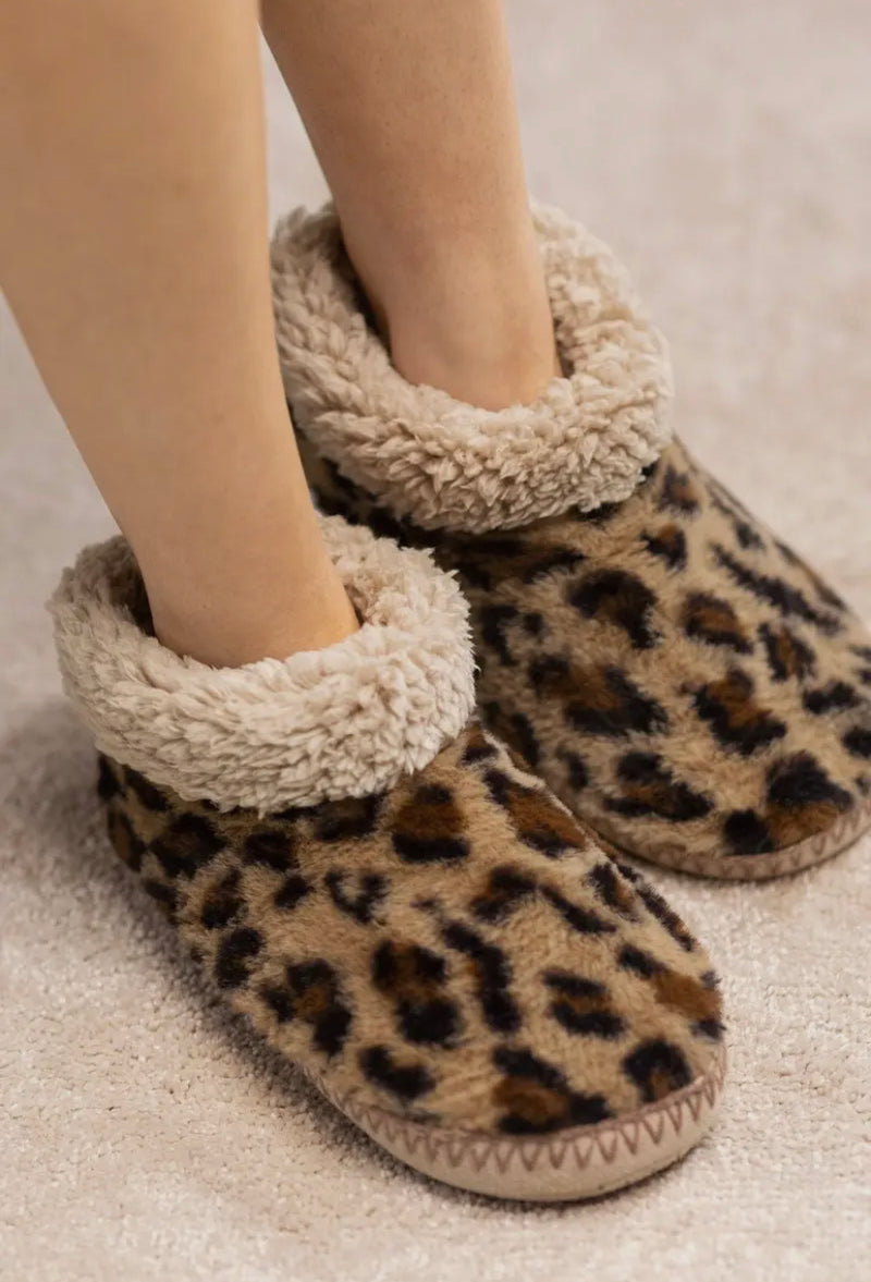 Cozy Leopard Slippers