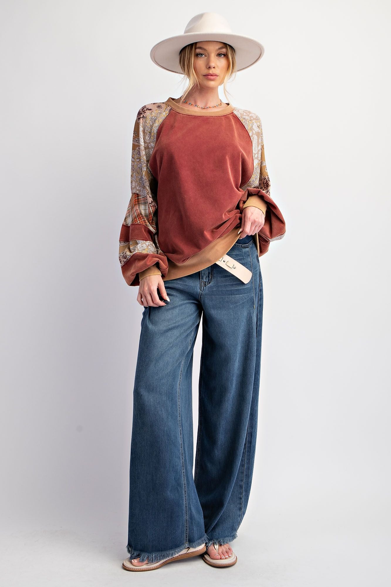 Boho Vintage Mix Long Sleeve