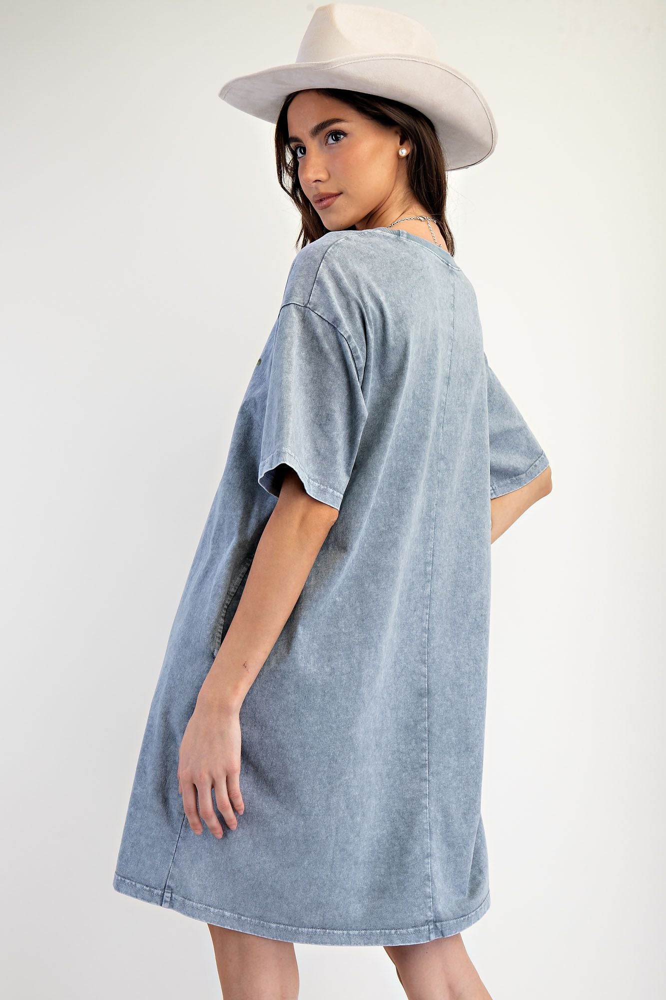 Head Over Boots Shirt Dress