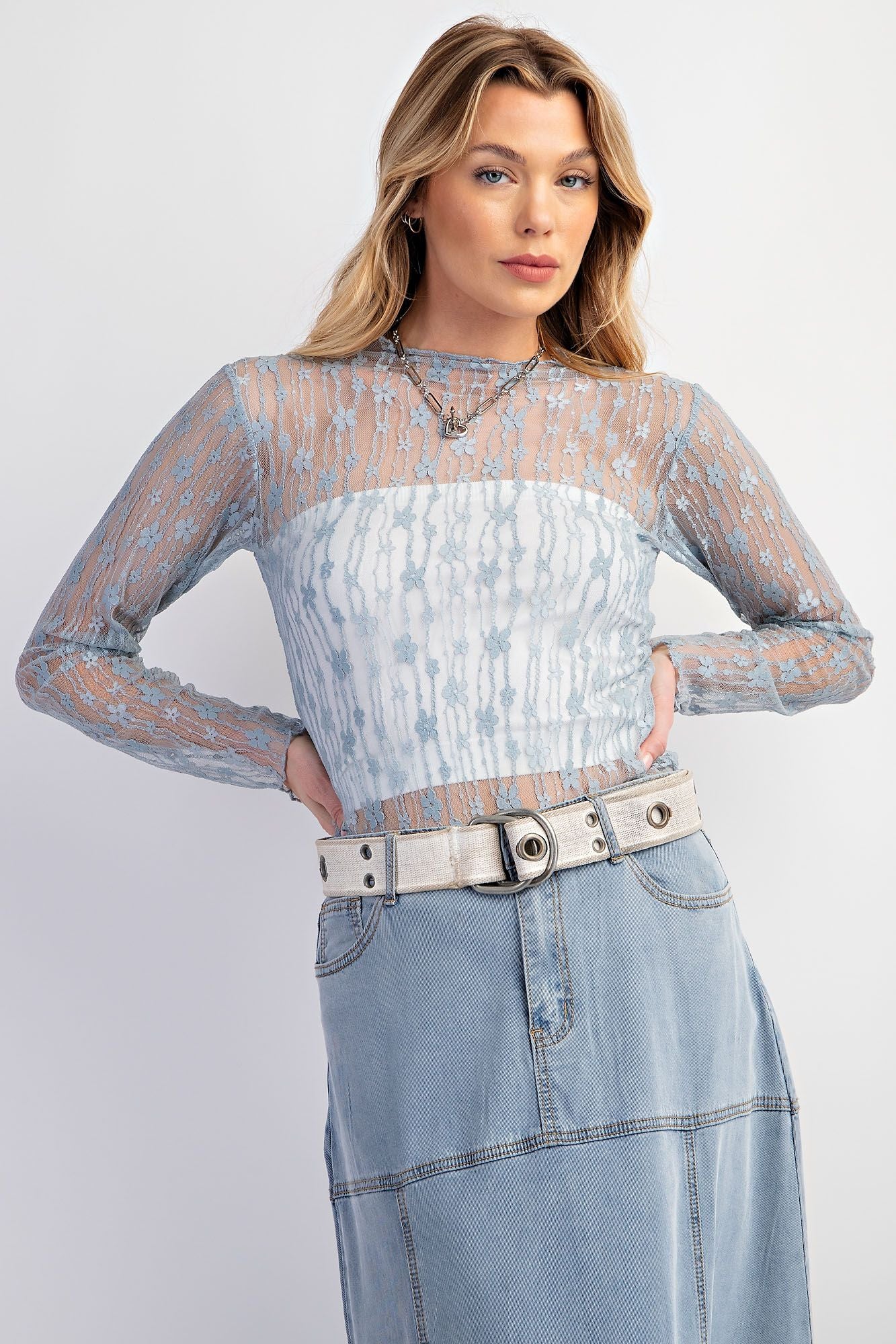 Floral Lace Long Sleeve