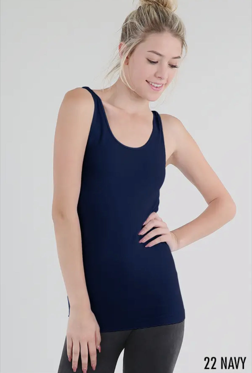 Seamless Jersey Tank Top