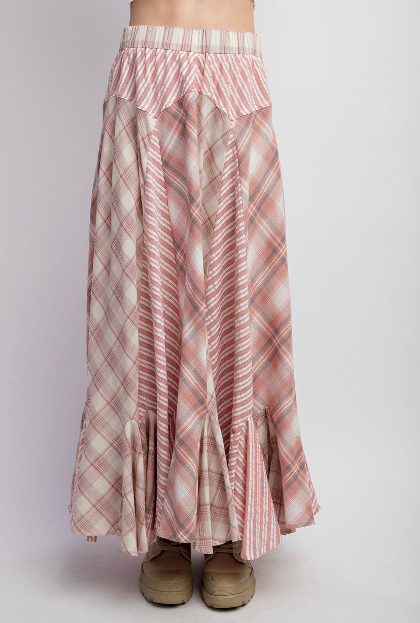 Easel Flowy Maxi Skirt