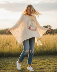 Peace Poncho Top
