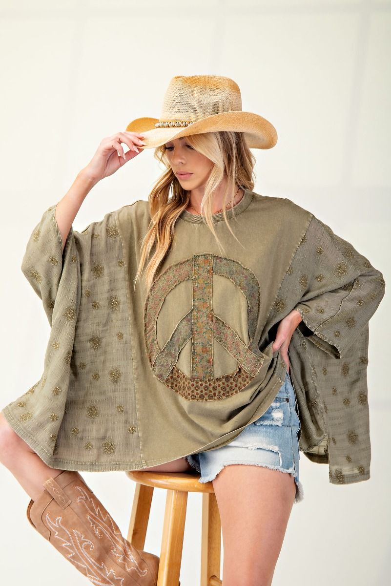 Peace Poncho Tunic