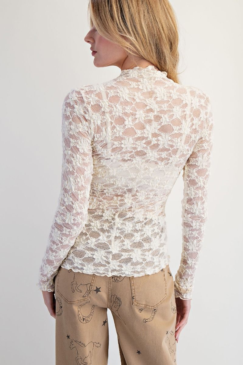 Allover Lace Top