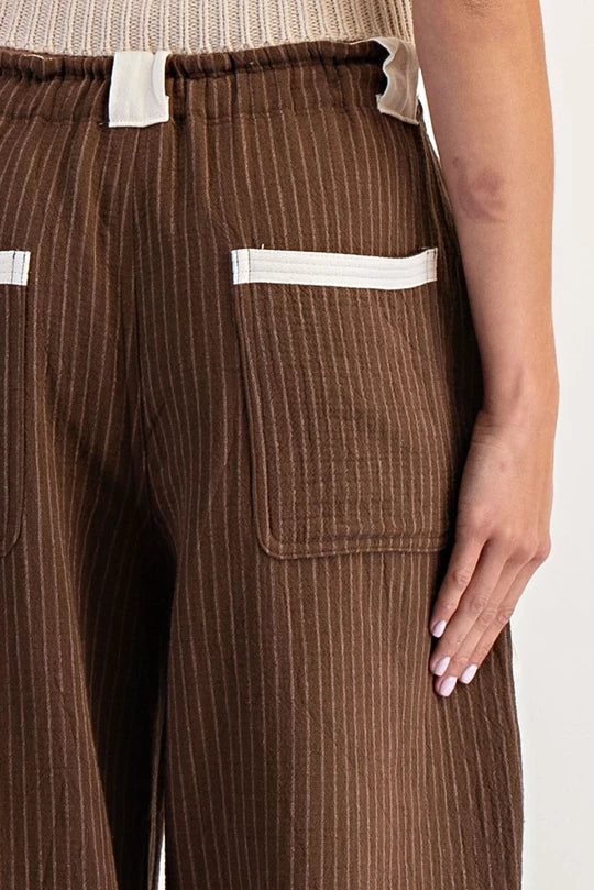 City Girl Striped Pants