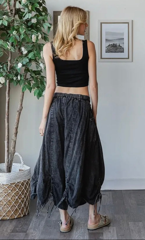 The Cinched Wide Leg Pants