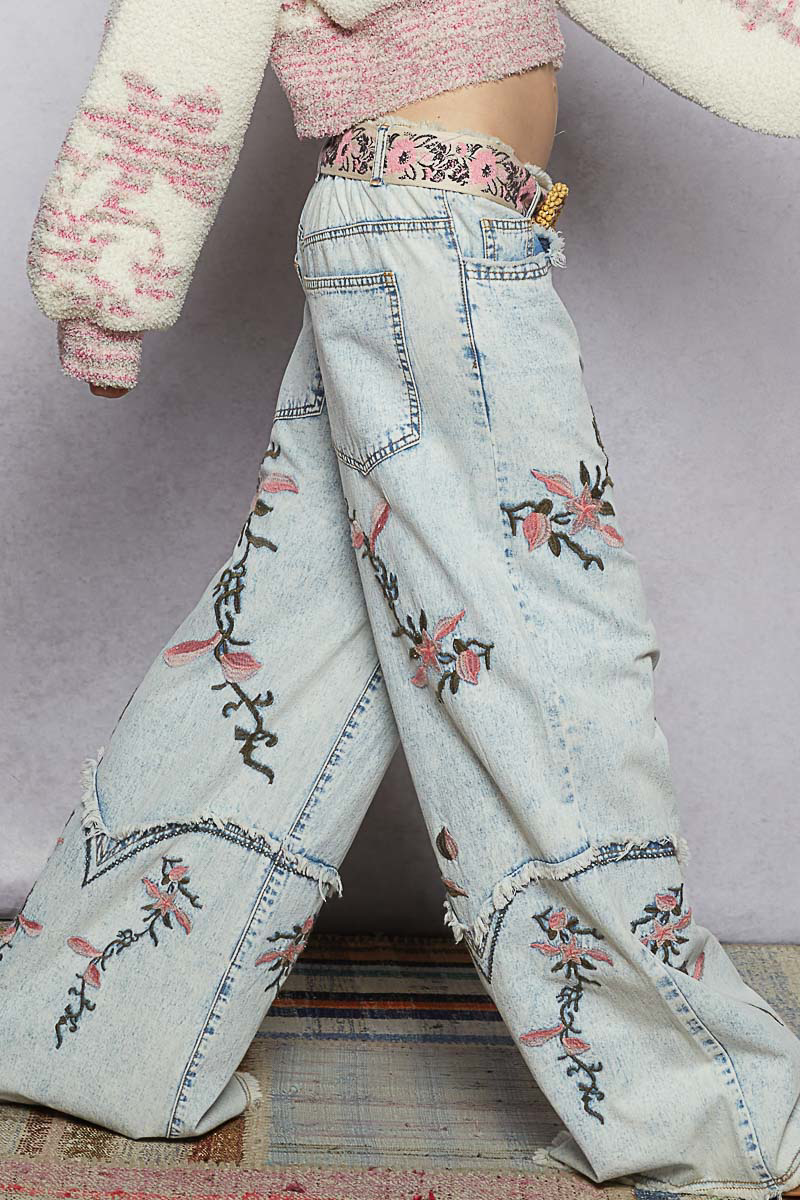 The Floral Texan Pants
