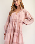 Cotton Tiered Dress