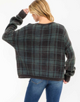 Retro Plaid Sweater