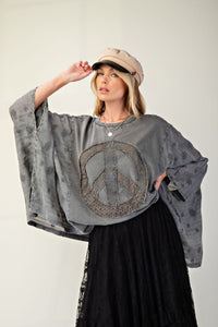 Peace Poncho Tunic