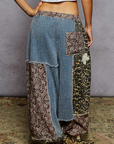 PREORDER Falling For It Patched Pants Leopard