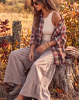 Keep it Cozy Plaid Top