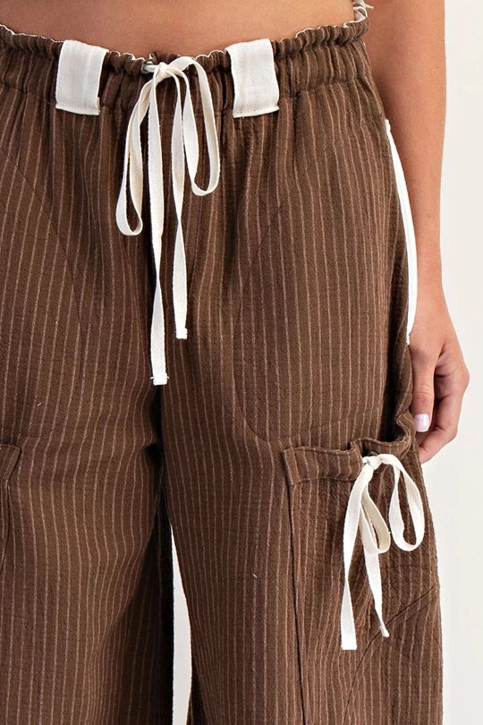 City Girl Striped Pants