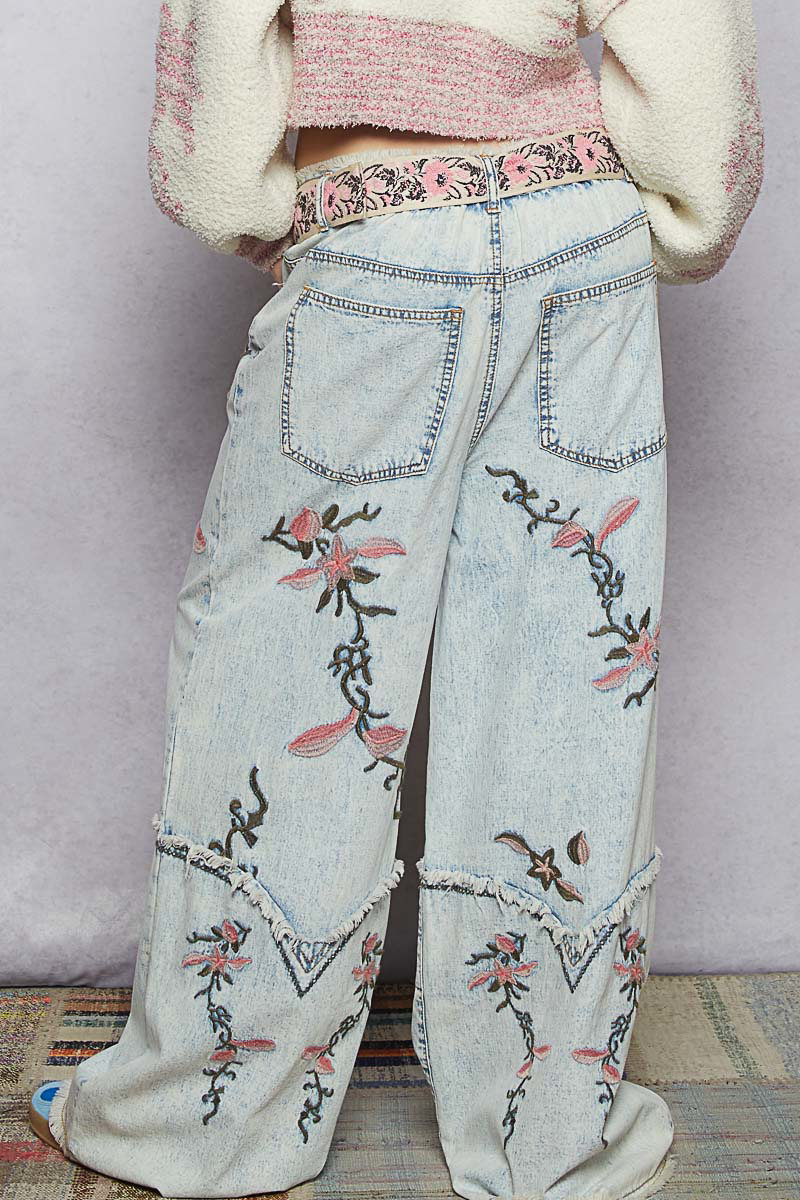 The Floral Texan Pants