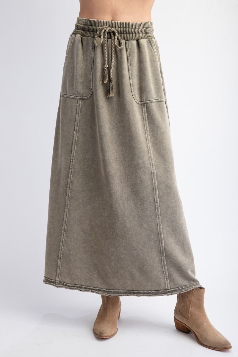 Mineral Wash Skirt