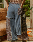 PREORDER Falling For It Patched Pants Leopard