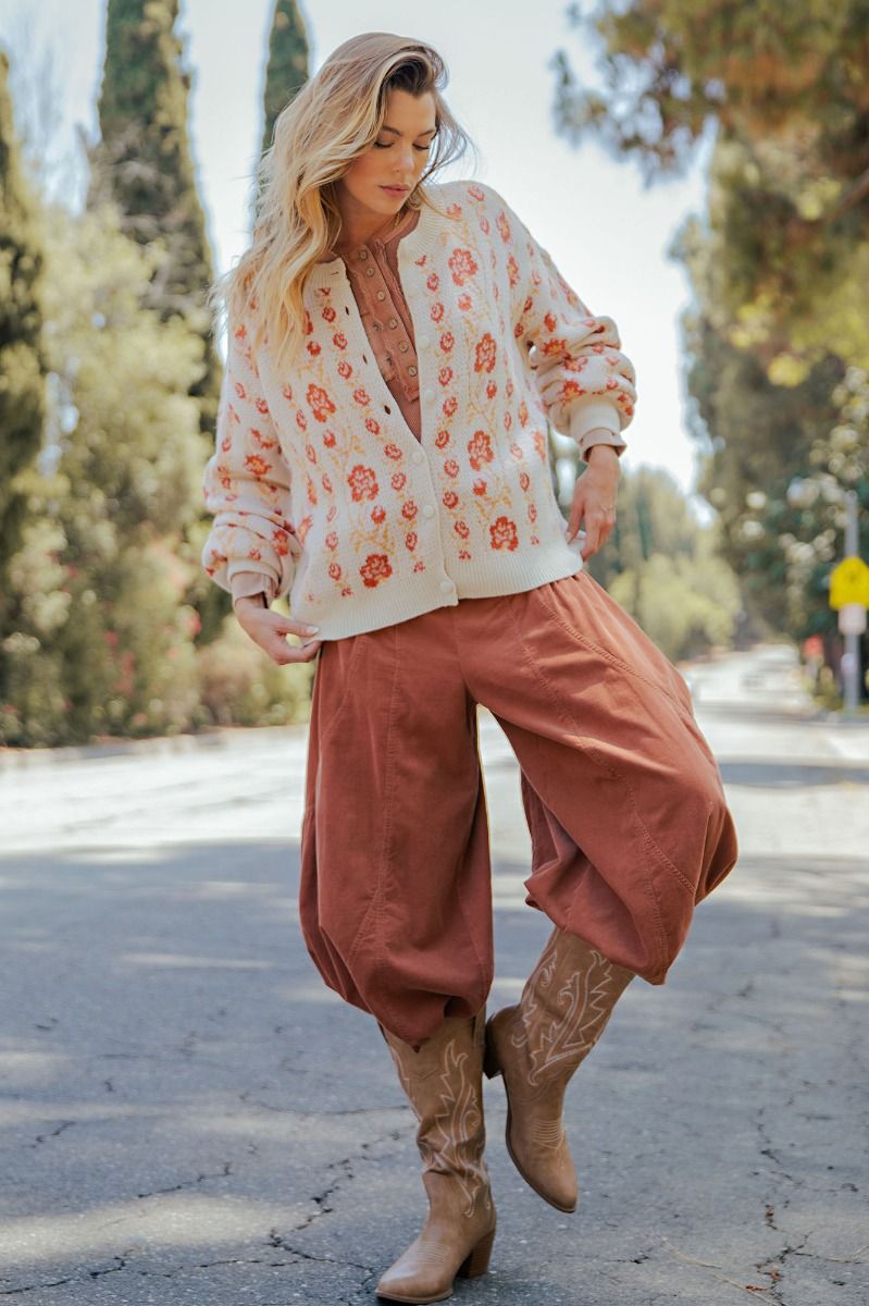 Retro Vibes Corduroy Pants