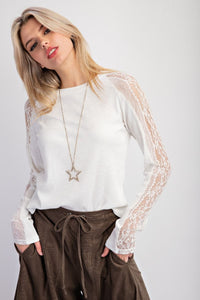 Giselle Lace Long Sleeve knit