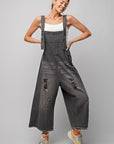 Washed Denim Oversized Jumpsuit