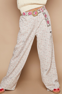 Bethany Floral Twill Pants