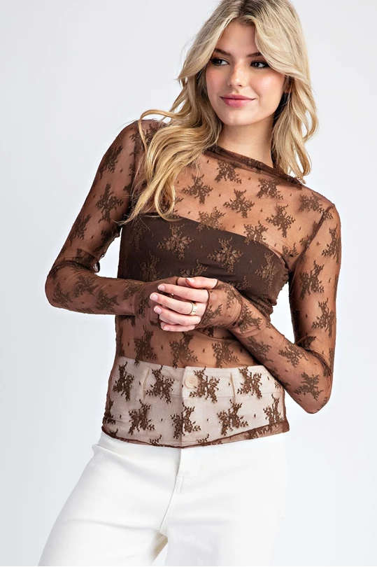 Oh My Lux Lace Layering top