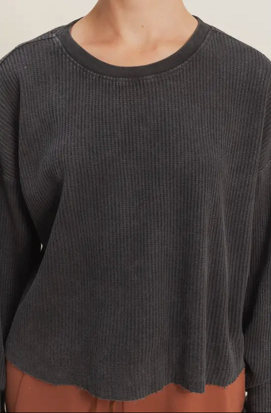 Throw N’ Go Waffle Knit