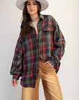 Keep it Cozy Plaid Top