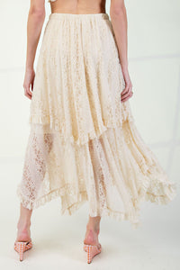 Allover Lace Skirt